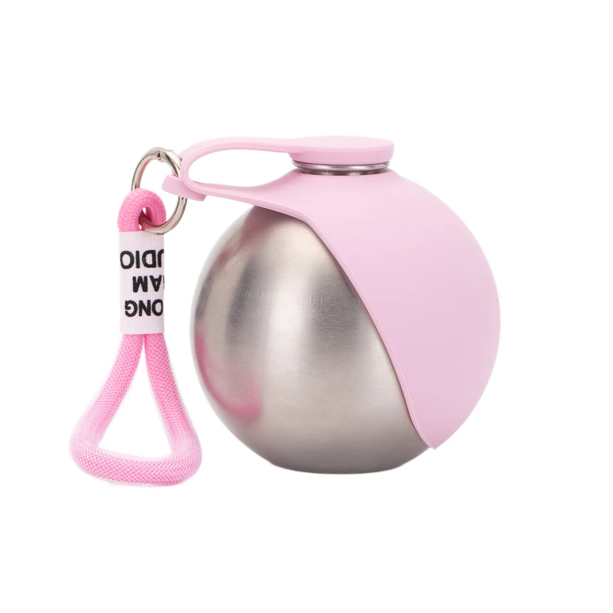 Portable Dog Water Bottle with Foldable Bowl – 285ml Travel Bottle