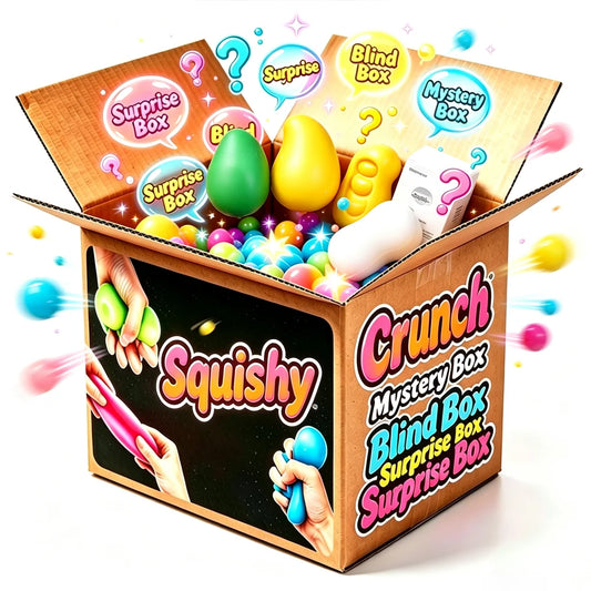 Crunchy Squishy Blind Box – Mystery ASMR Sensory Squishy Toy, Surprise Stocking Stuffer Gift for Kids & Teens